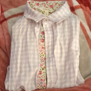 Matilda Jane Kids' Pink Checkered Shirt
